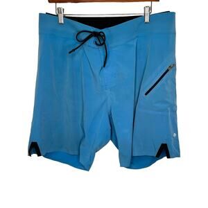 Lululemon Men's El Current Board Short Swim 7.5'' Lined Shocking Blue Size 38
